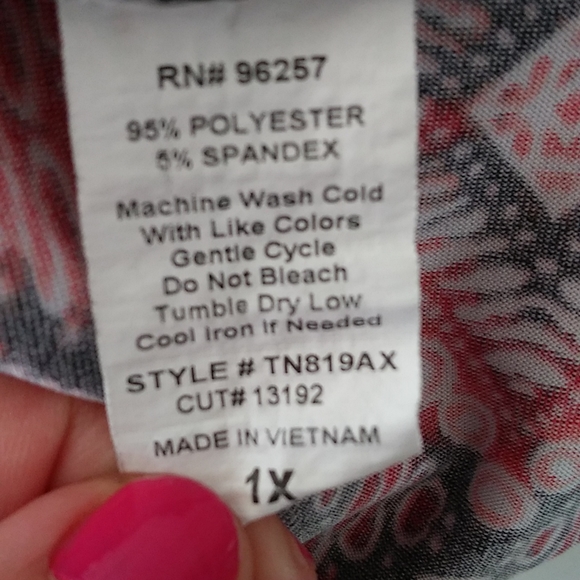 Per Seption Women Sleeveless Top Size 1X - Picture 8 of 8